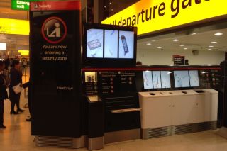 3D scanner at Heathrow